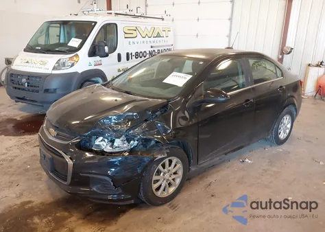 2017 Chevrolet Sonic Lt Auto из США, поврежденный, VIN 1G1JD5SHXH4118952